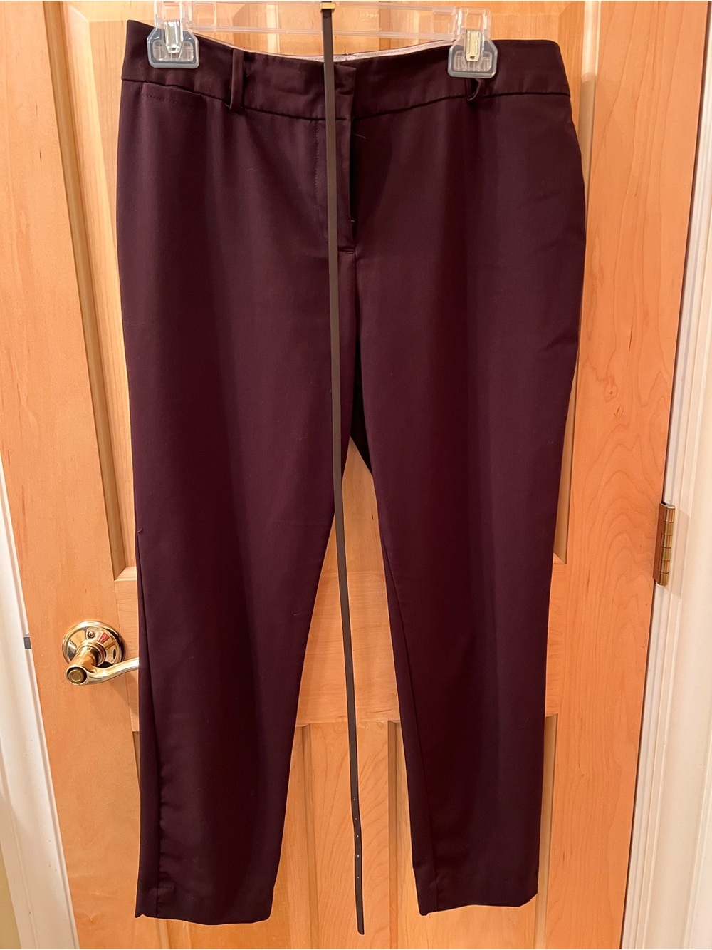 Liz Claiborne Emma Ankle Dress Pants - Burgundy
